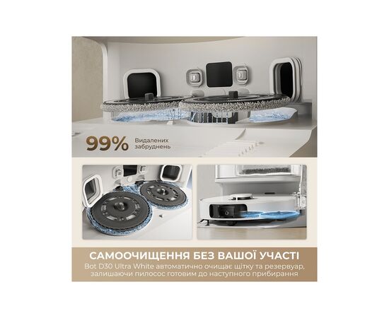 Пилосос Dreame D30 Ultra White (RTD31TE), зображення 10