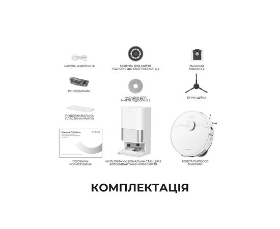 Пилосос Dreame D30 Ultra White (RTD31TE), зображення 2