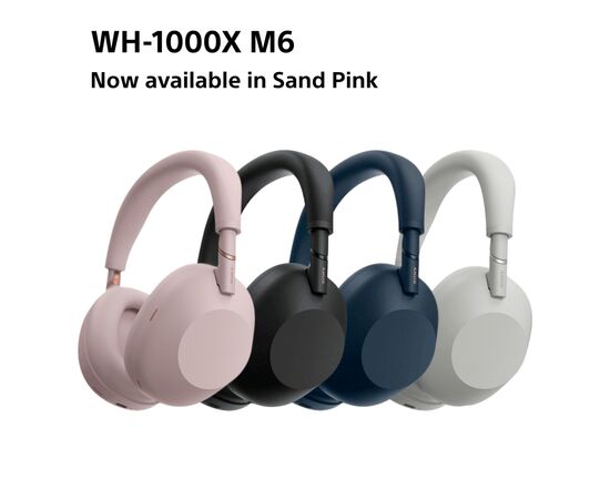 Наушники Sony WH-1000XM6 Sand Pink (WH1000XM6P.E), изображение 7