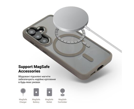 Чехол для мобильного телефона Armorstandart Unit MagCase Samsung S26 Plus 5G Titanium Grey (ARM89457), изображение 4