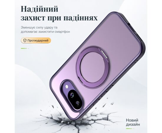 Чохол до мобільного телефона BeCover Aura Fold Google Pixel 9a Purple (715667), зображення 5