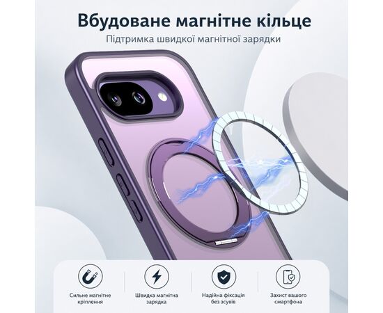 Чохол до мобільного телефона BeCover Aura Fold Google Pixel 9a Purple (715667), зображення 6