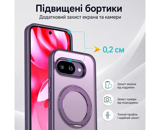 Чохол до мобільного телефона BeCover Aura Fold Google Pixel 9a Purple (715667), зображення 7