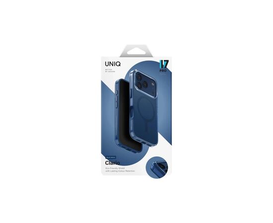 Чехол для мобильного телефона Uniq iPhone 17 Pro Clario Magclick Charging blue (8886463694800), изображение 4