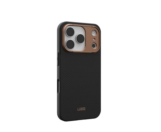 Чехол для мобильного телефона UAG iPhone 17 Pro Fibr Armr Magsafe Kevlar Graphite/Bronze (114555113985), изображение 2