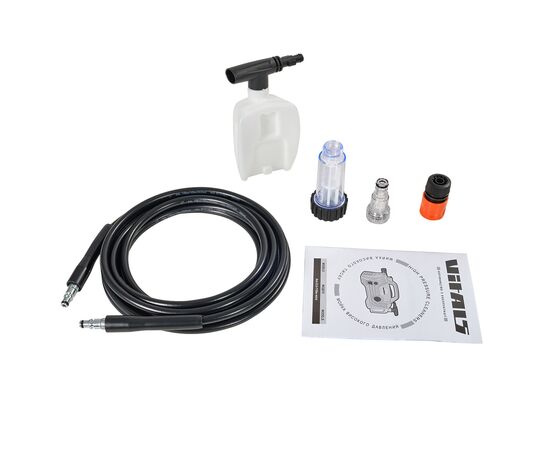 Мойка высокого давления Vitals Am 6.5-110w mini, 1400W, 110bar, 390l/ч, шланг 3m (83137), изображение 2