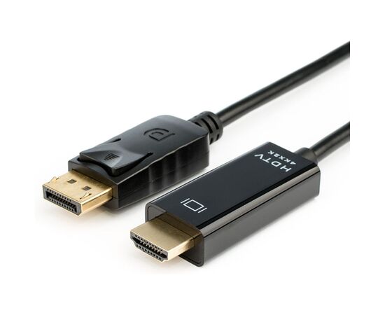 Кабель мультимедийный DisplayPort M to HDMI M 3.0m 8K/4K black Atcom (30100), изображение 2