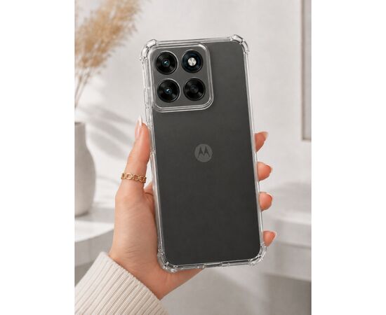 Чохол до мобільного телефона BeCover Anti-Shock Motorola Moto G77 Transparent (715700), зображення 6