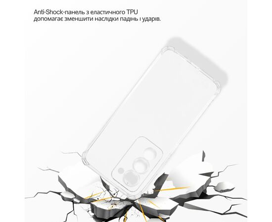 Чохол до мобільного телефона BeCover Anti-Shock Xiaomi Redmi 15 5G (169mm) Global Transparent (715774), зображення 4
