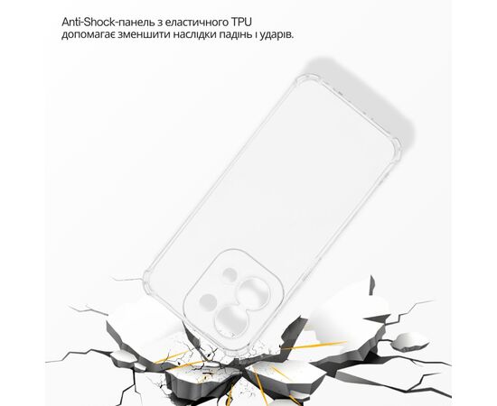 Чохол до мобільного телефона BeCover Anti-Shock Xiaomi Redmi 15C 4G (171mm) Global Transparent (715787), зображення 4