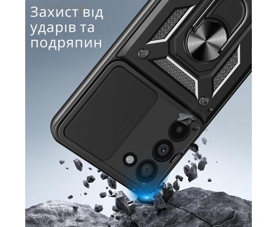 Чохол до мобільного телефона BeCover Military Xiaomi Redmi 15 5G (169mm) Global Black (715775), зображення 3