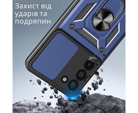 Чохол до мобільного телефона BeCover Military Xiaomi Redmi 15 5G (169mm) Global Blue (715776), зображення 3