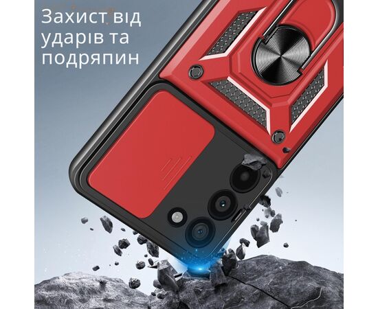Чохол до мобільного телефона BeCover Military Xiaomi Redmi 15 5G (169mm) Global Red (715778), зображення 3