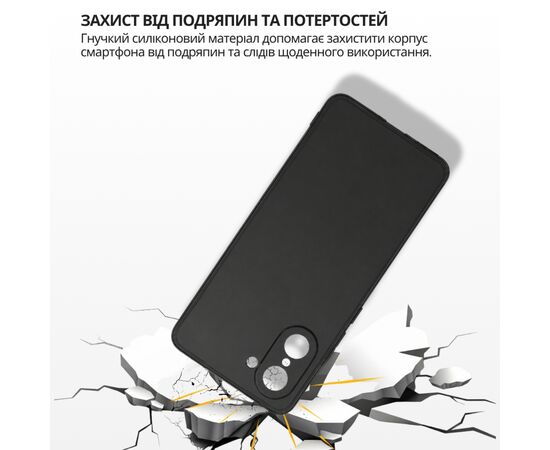 Чохол до мобільного телефона BeCover Silicone OnePlus Nord CE 5 5G Black (715696), зображення 4