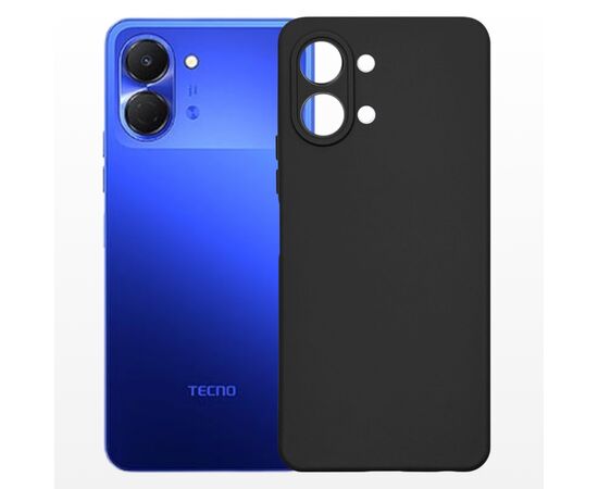 Чохол до мобільного телефона BeCover Silicone Tecno Spark Go 3 (KN3) Black (715691), зображення 2