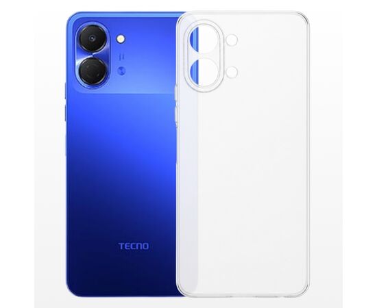 Чохол до мобільного телефона BeCover Silicone Tecno Spark Go 3 (KN3) Transparent (715692), зображення 2
