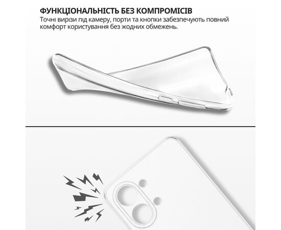 Чохол до мобільного телефона BeCover Silicone Tecno Spark Go 3 (KN3) Transparent (715692), зображення 6
