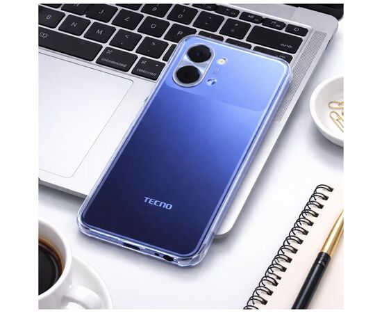 Чохол до мобільного телефона BeCover Silicone Tecno Spark Go 3 (KN3) Transparent (715692), зображення 8