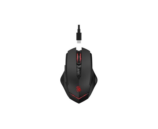 Мишка A4Tech Bloody R80 Plus Wireless/USB Black Skull (4711421003018), зображення 2