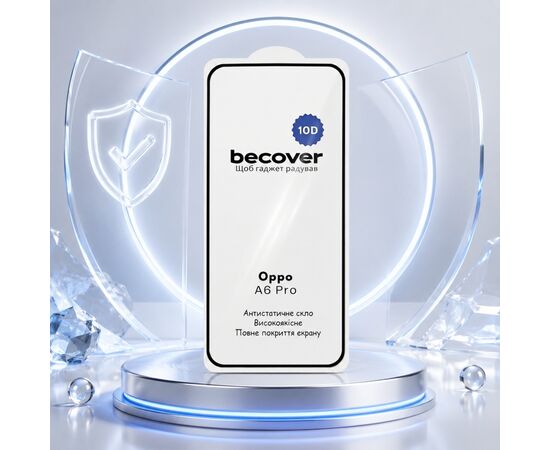 Стекло защитное BeCover 10D Oppo A6 Pro Black (715716), изображение 4