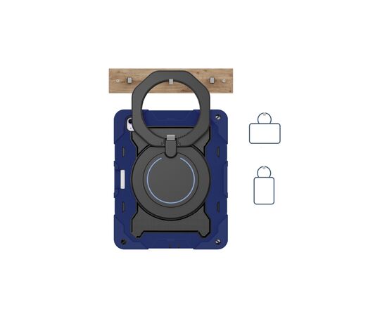 Чехол для планшета BeCover Armor Stand Apple iPad Air 13" M2/M3 (2024/2025) Blue (711927), изображение 5