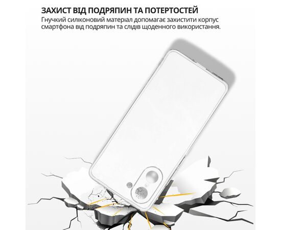 Чохол до мобільного телефона BeCover Silicone OnePlus Nord CE 5 5G Transparent (715697), зображення 4