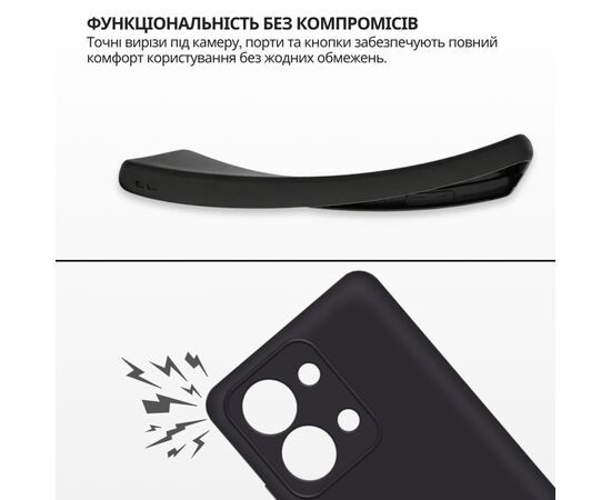 Чохол до мобільного телефона BeCover Silicone Xiaomi Redmi 15C 4G (171mm) Global Black (715792), зображення 5