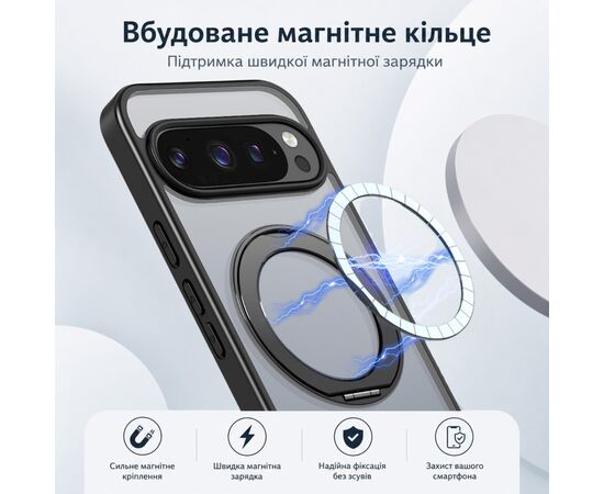 Чохол до мобільного телефона BeCover Aura Fold Google Pixel 9 Pro XL / 10 Pro XL Black (715669), зображення 6