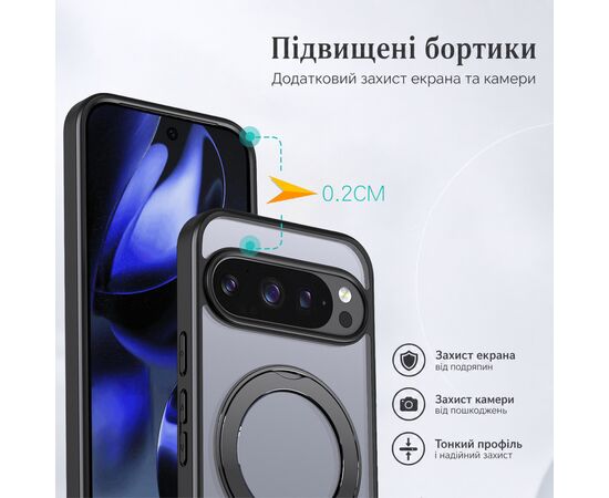 Чохол до мобільного телефона BeCover Aura Fold Google Pixel 9 Pro XL / 10 Pro XL Black (715669), зображення 7