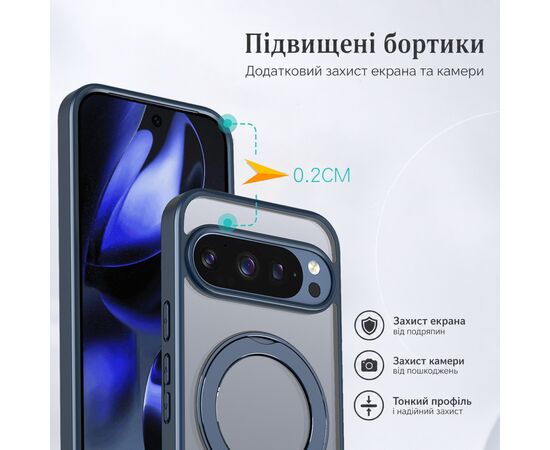 Чохол до мобільного телефона BeCover Aura Fold Google Pixel 9 Pro XL / 10 Pro XL Blue (715670), зображення 6