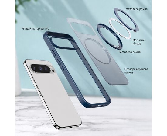 Чохол до мобільного телефона BeCover Aura Fold Google Pixel 9 Pro XL / 10 Pro XL Blue (715670), зображення 7