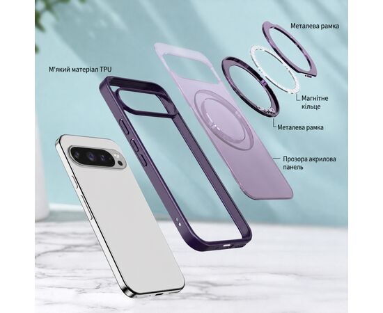Чохол до мобільного телефона BeCover Aura Fold Google Pixel 9 Pro XL / 10 Pro XL Purple (715671), зображення 8