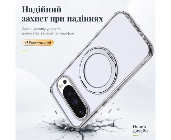 Чохол до мобільного телефона BeCover Aura Fold Google Pixel 9 Pro XL / 10 Pro XL Transparent (715672), зображення 5