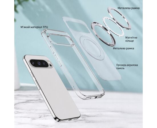Чохол до мобільного телефона BeCover Aura Fold Google Pixel 9 Pro XL / 10 Pro XL Transparent (715672), зображення 8