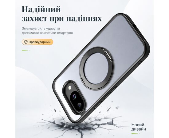 Чохол до мобільного телефона BeCover Aura Fold Google Pixel 9a Black (715665), зображення 6