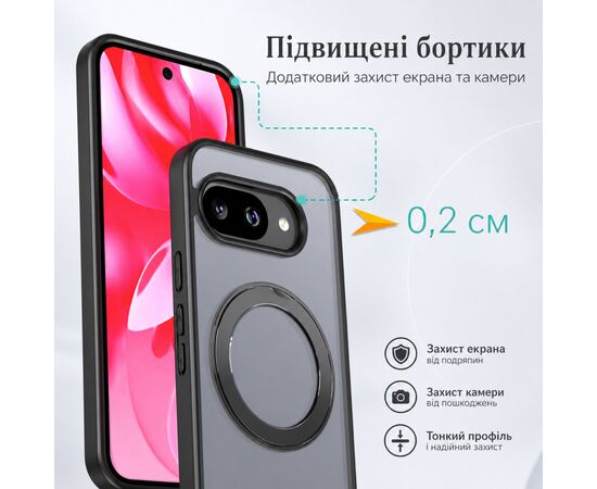 Чохол до мобільного телефона BeCover Aura Fold Google Pixel 9a Black (715665), зображення 8