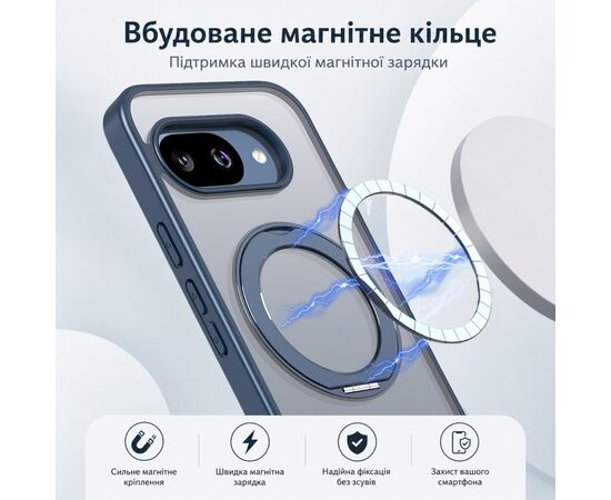 Чохол до мобільного телефона BeCover Aura Fold Google Pixel 9a Blue (715666), зображення 5