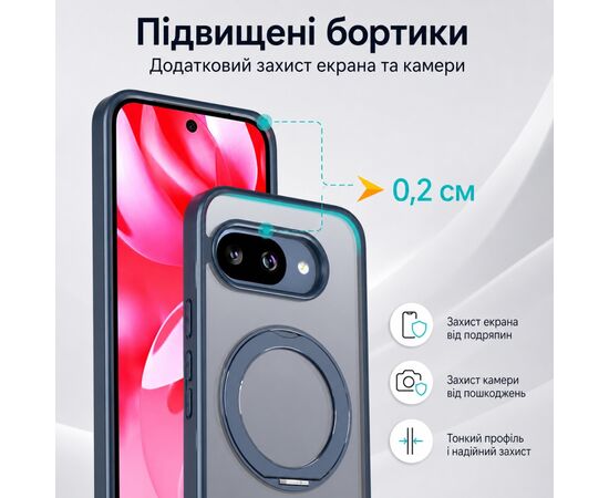Чохол до мобільного телефона BeCover Aura Fold Google Pixel 9a Blue (715666), зображення 6