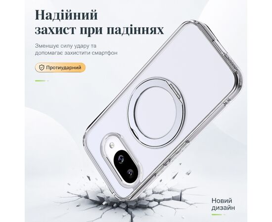Чохол до мобільного телефона BeCover Aura Fold Google Pixel 9a Transparent (715668), зображення 5