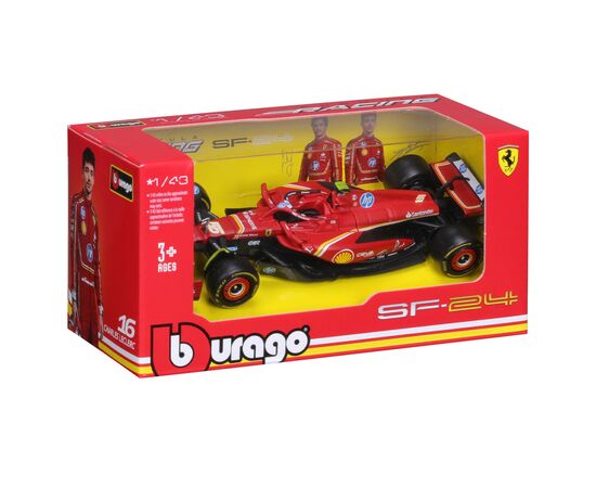 Масштабна модель автомобіля Bburago Автомодель - Ferrari Racing - SF-24, 1:43 (18-36844), зображення 3