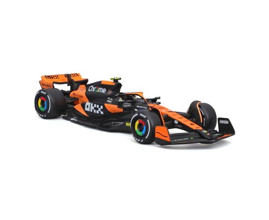 Масштабная модель автомобиля Bburago Автомодель - McLaren F1 MCL38 (2024), 1:43 (18-38214), изображение 11