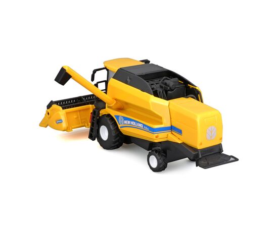 Масштабная модель автомобиля Bburago Автомодель - Зерноуборочный комбайн New Holland TC5.90 (18-31721), изображение 2