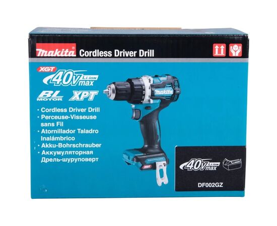 Шуруповерт Makita DF002GZ XGT 40 V Max (без АКБ та ЗП) (DF002GZ), зображення 6