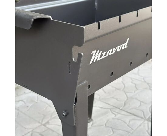 Мангал Metalzavod Тесей на 6 шампурів 3мм на ніжках (MNG6-3), изображение 8