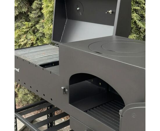 Мангал Metalzavod Геліос на 8 шампурів 4мм з пічкою (MBK8P-4R-T), изображение 7
