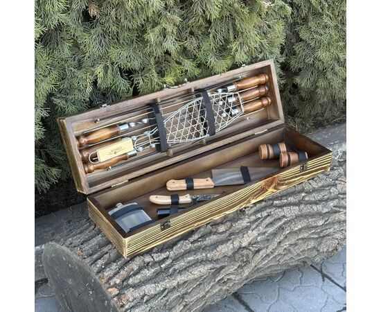 Набор для барбекю Metalzavod Майстер BBQ світла текстура (PN-BBQ-TLT), изображение 3