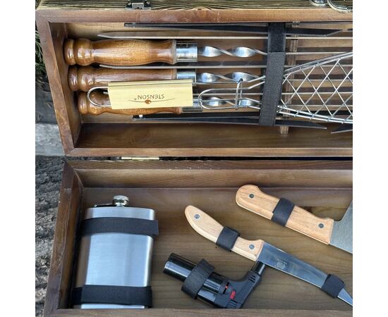 Набор для барбекю Metalzavod Майстер BBQ світла текстура (PN-BBQ-TLT), изображение 6