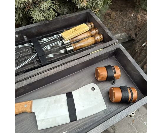 Набор для барбекю Metalzavod Майстер BBQ темна текстура (PN-BBQ-TDK), изображение 7