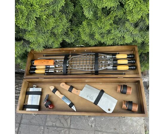 Набор для барбекю Metalzavod Майстер BBQ темний (PN-BBQ-DK), изображение 3