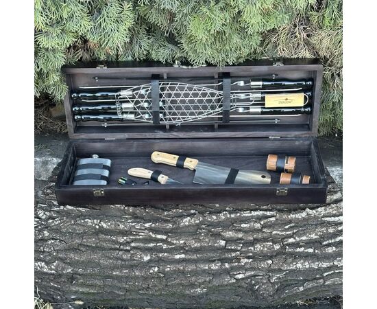 Набор для барбекю Metalzavod Майстер BBQ чорний (PN-BBQ-BL), изображение 2
